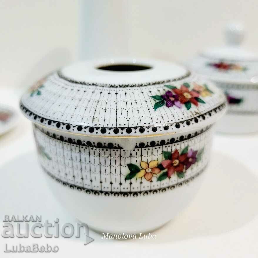 Σετ νεσεσέρ μπουντουάρ Antique Victoria Czecho-Slova - 5 Σετ νεσεσέρ μπουντουάρ Antique Victoria Czecho-Slova - 5