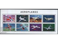 Чисти марки в малък лист Авиация Самолети 1998 от Малдиви