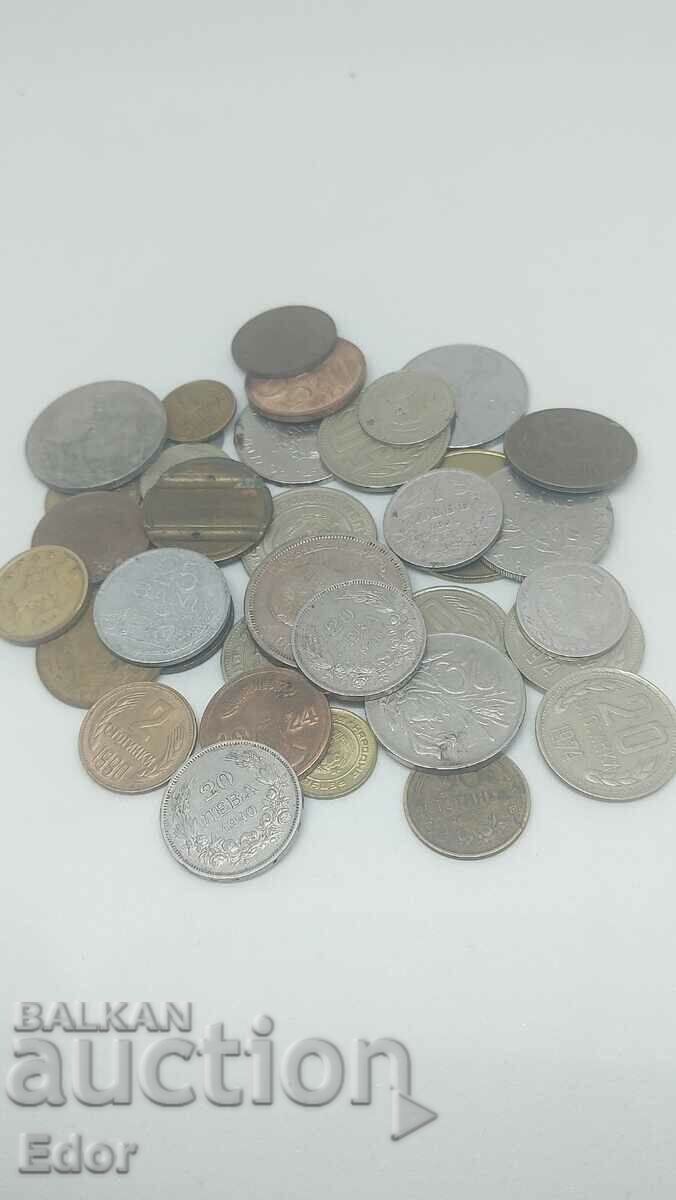 Лот 3- 33 монети,различни държави
