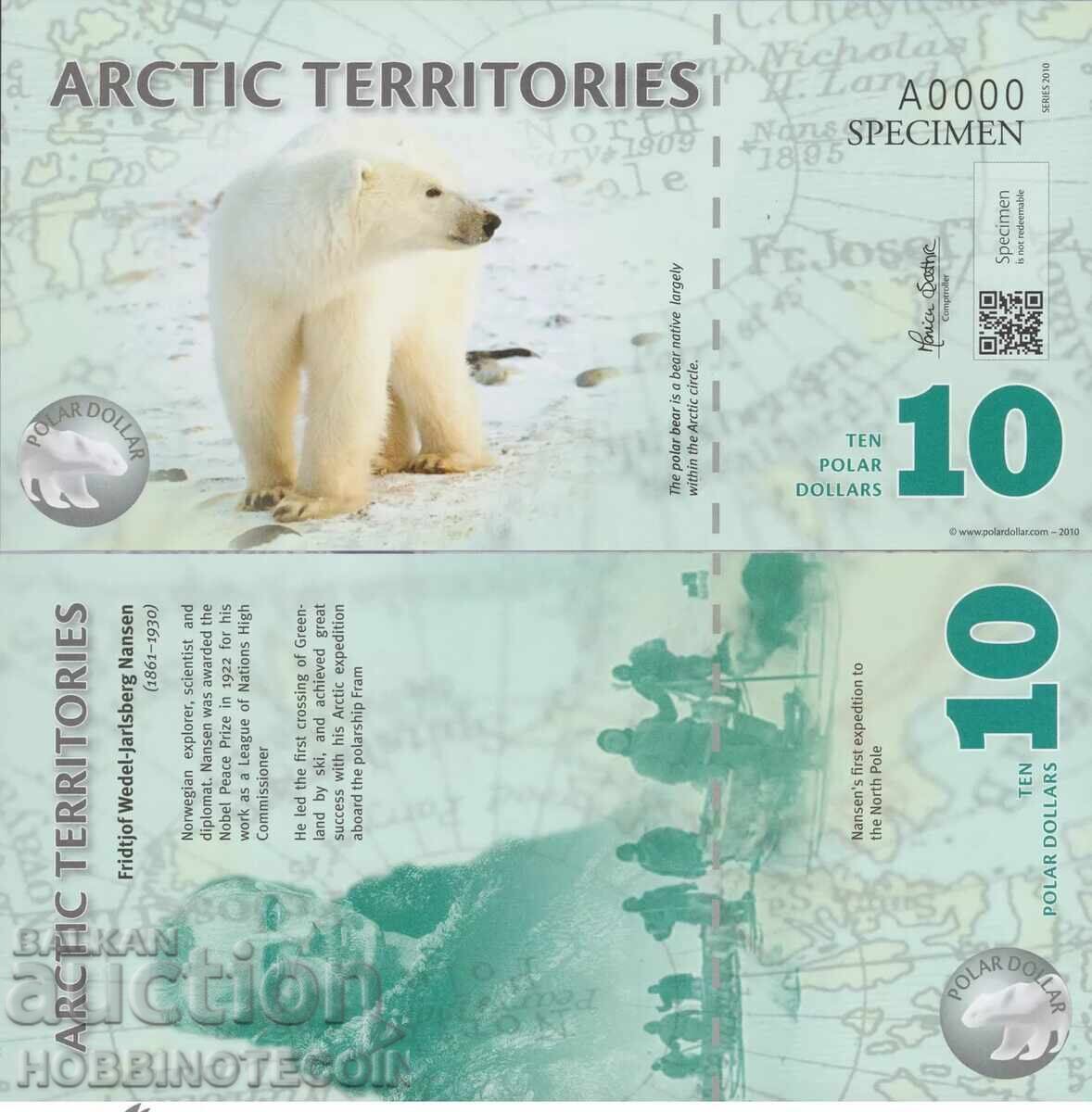 ARCTIC TERRITORIES - $10 - issue 2010 NEW UNC