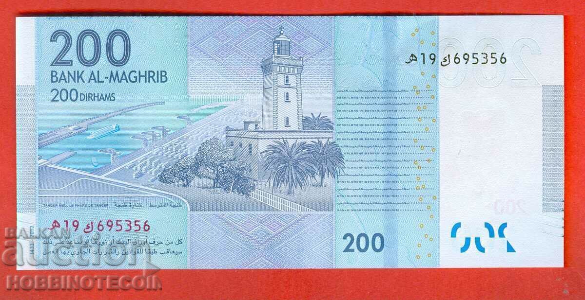 MAROC MOROCCO 200 Dirhami emisiune 2012 NOU UNC - 2