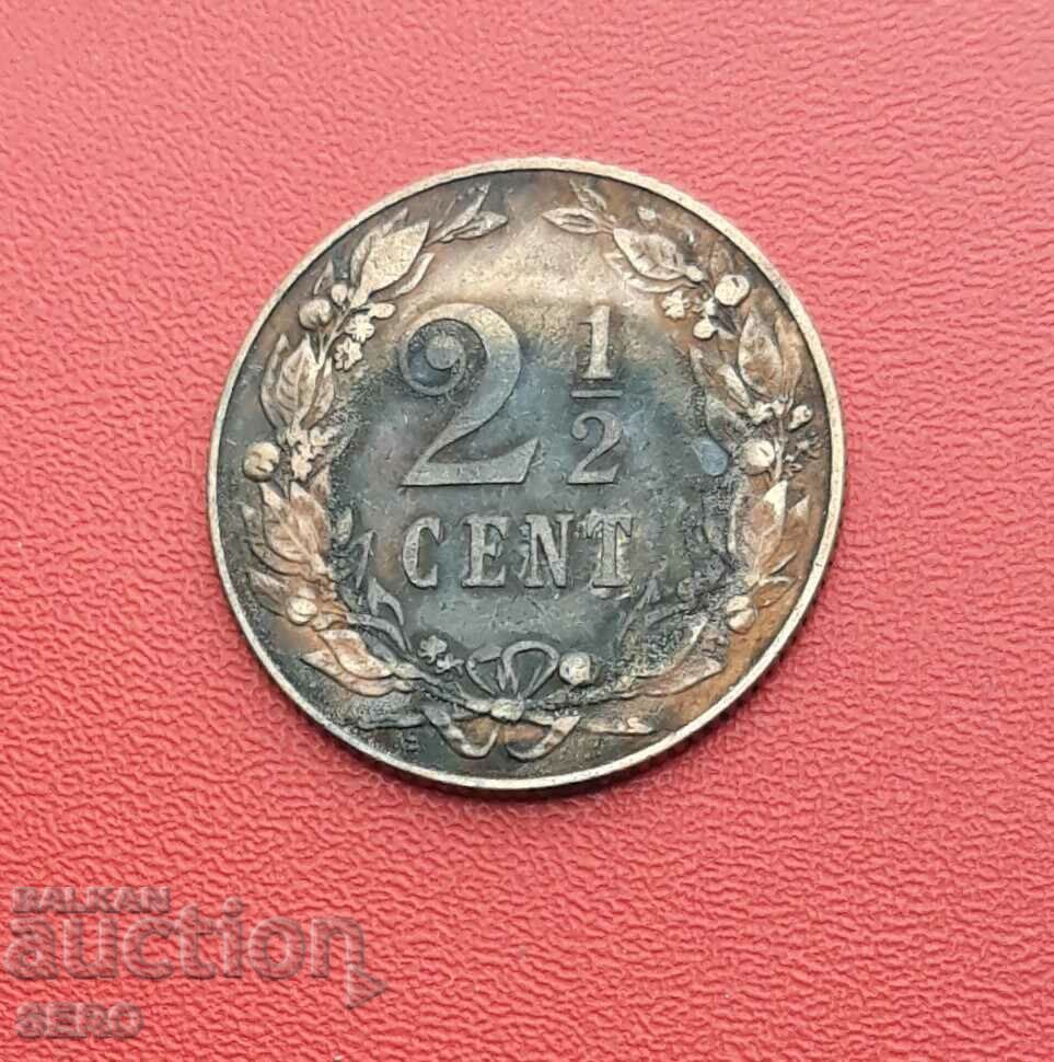 Нидерландия-2,5 цента 1904