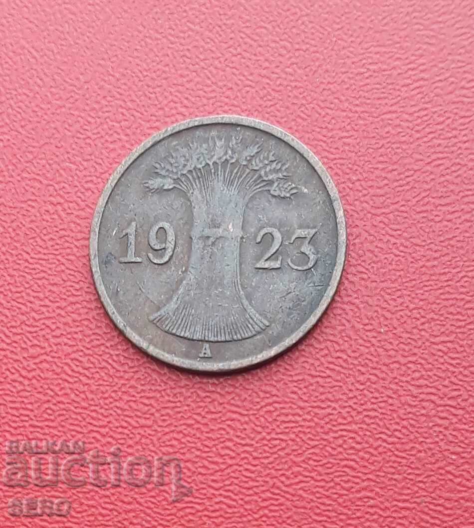 Германия-1 пфениг 1923 А-Берлин