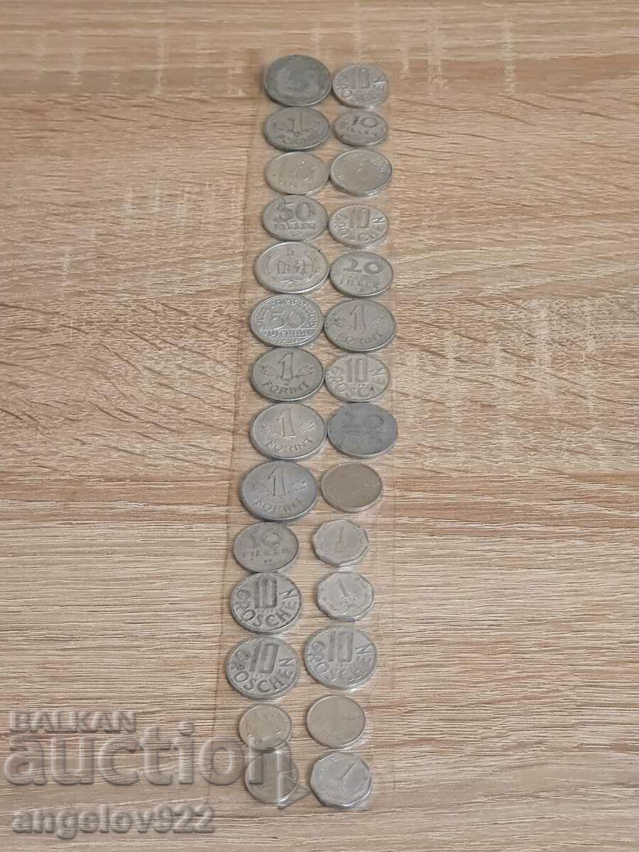 Lot of coins 28 pcs.