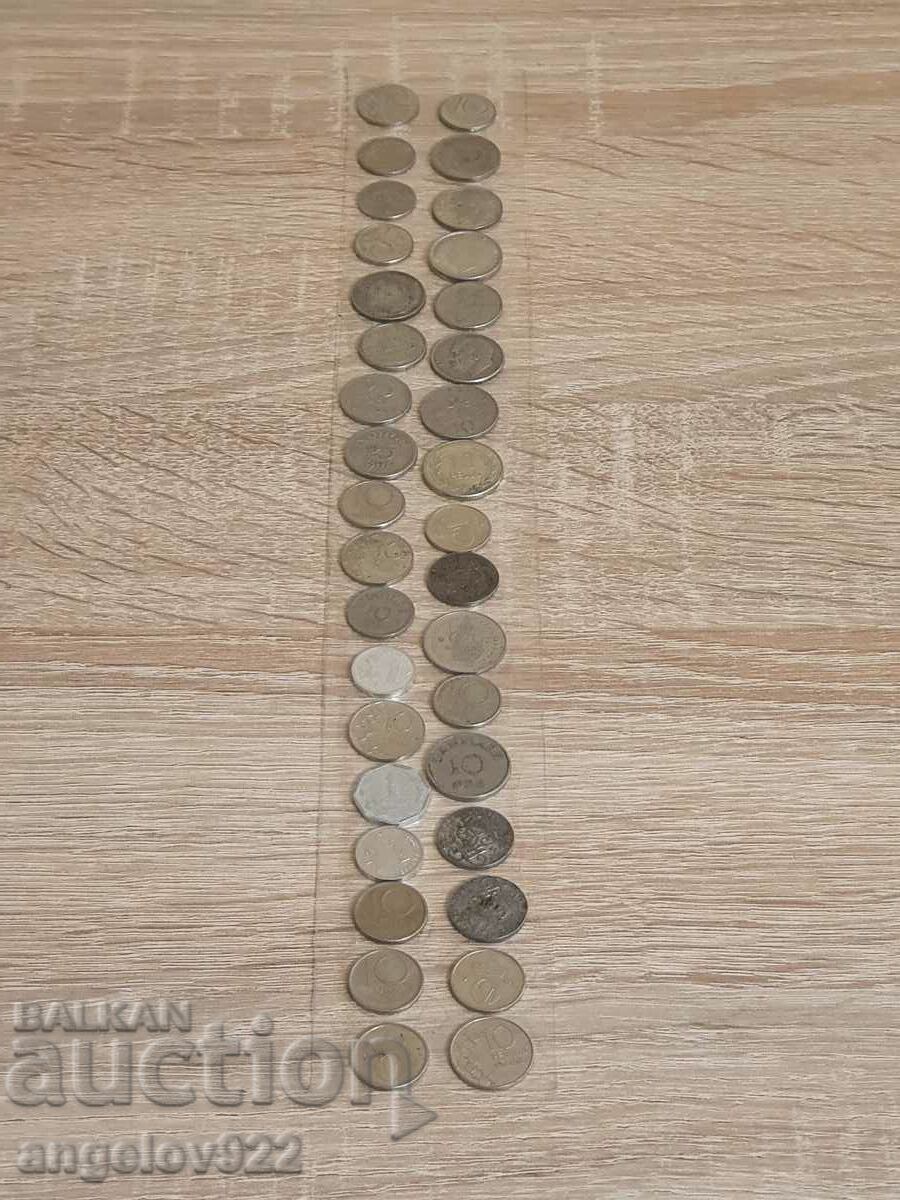 Lot of coins 35 pcs.