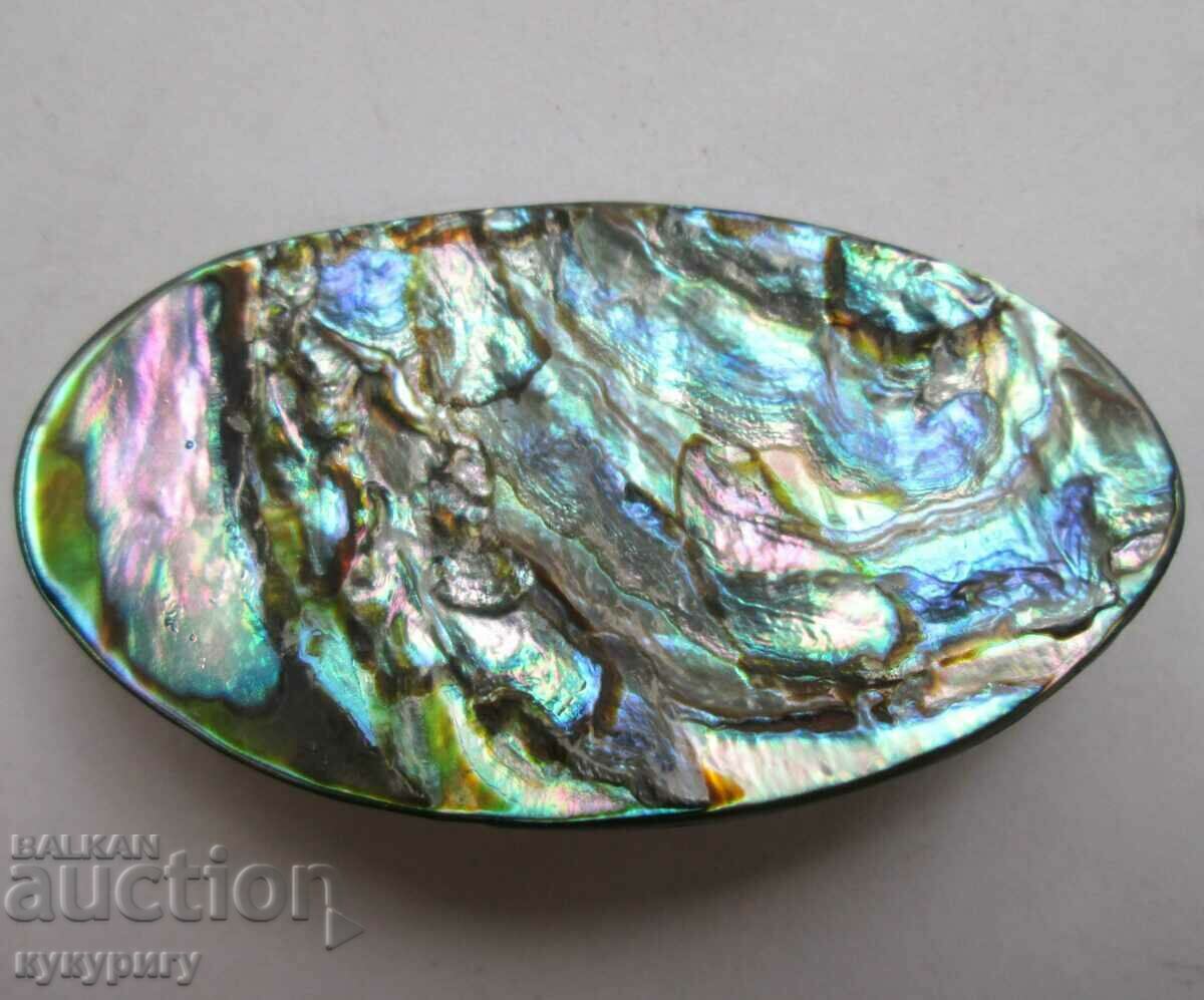 Страхотна дамска брошка бижу многоцветен седеф с цена 40.00 лв. | € 20.45 Страхотна дамска брошка бижу многоцветен седеф с цена 40.00 лв. | € 20.45