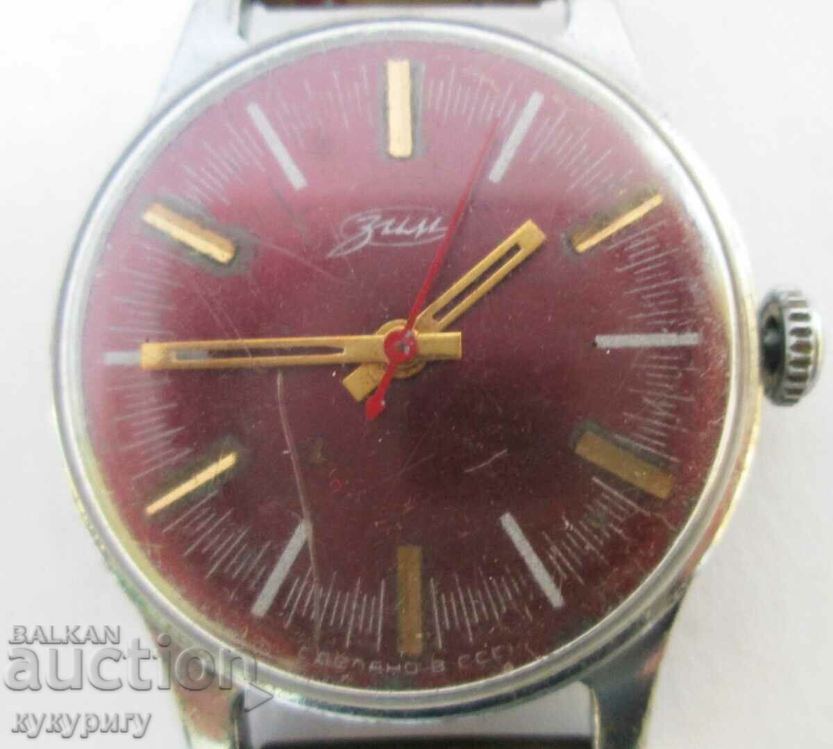 Ceas de mână mecanic pentru bărbați Star Sots Russian URSS ZIM - 5 Ceas de mână mecanic pentru bărbați Star Sots Russian URSS ZIM - 5