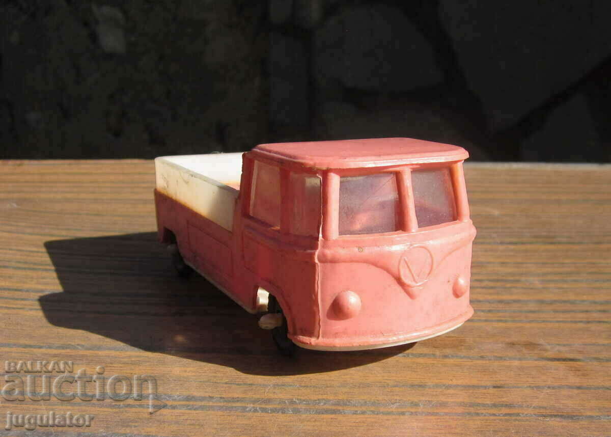 Auction  old Russian USSR plastic toy truck from Sotsa
