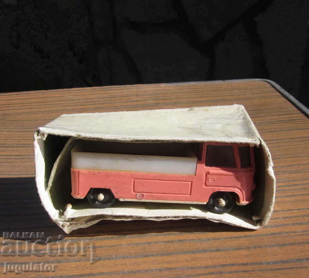 old Russian USSR plastic toy truck from Sotsa