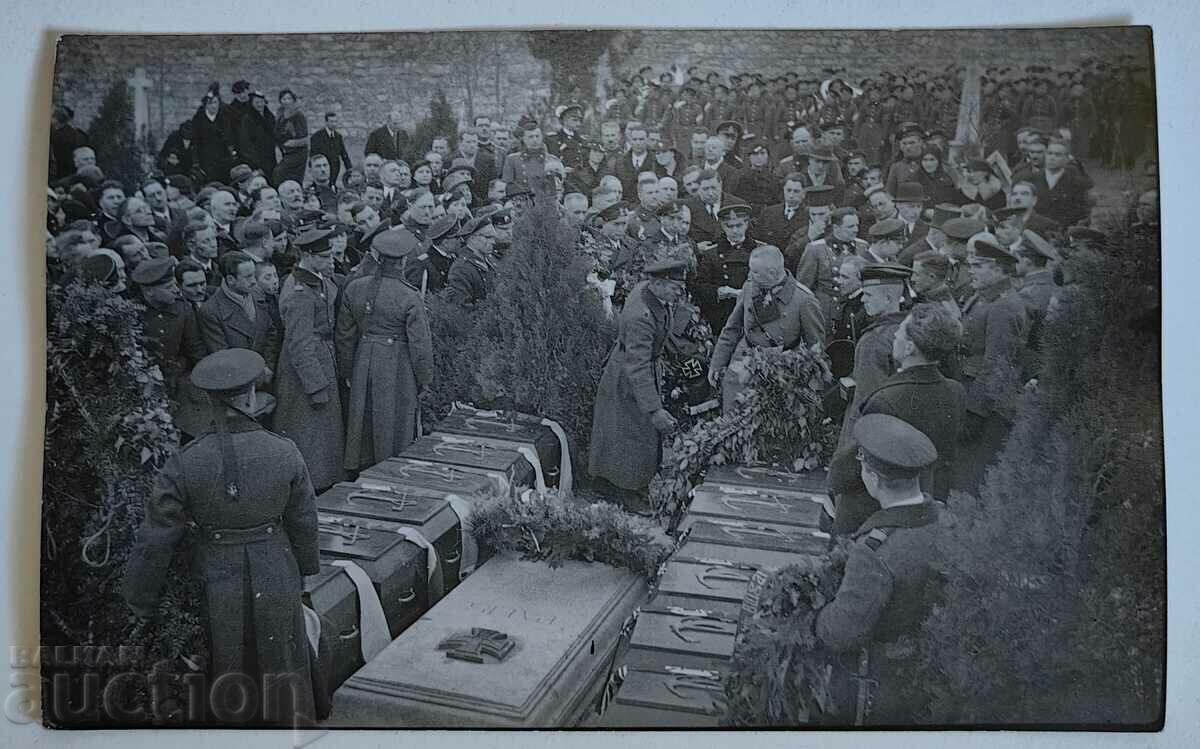 1936 FUNERALĂ SUBMARIN UB-45 1916 FOTO REGATUL BULGARI
