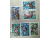 Bulgaria 1992- Nocturnal birds of prey 4048/53