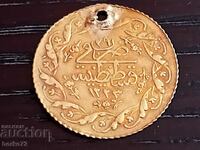 Moneda de aur Cedid Mahmudiye 1223/29 AH ALTON Mahmud II