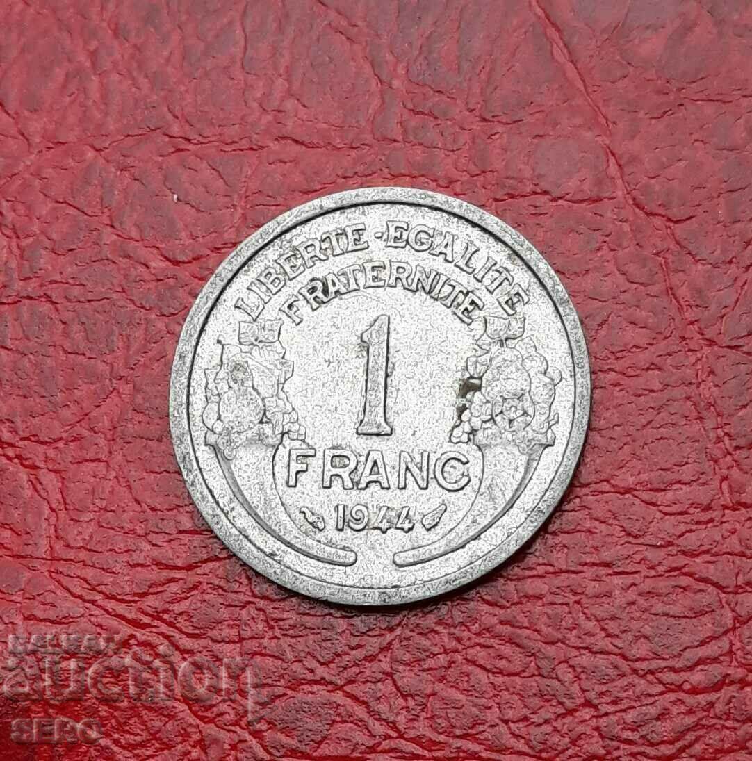 Франция-1 франк 1944