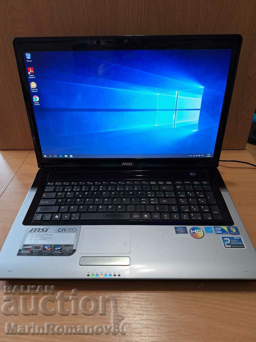Лаптоп MSI CR720 i5 M450
