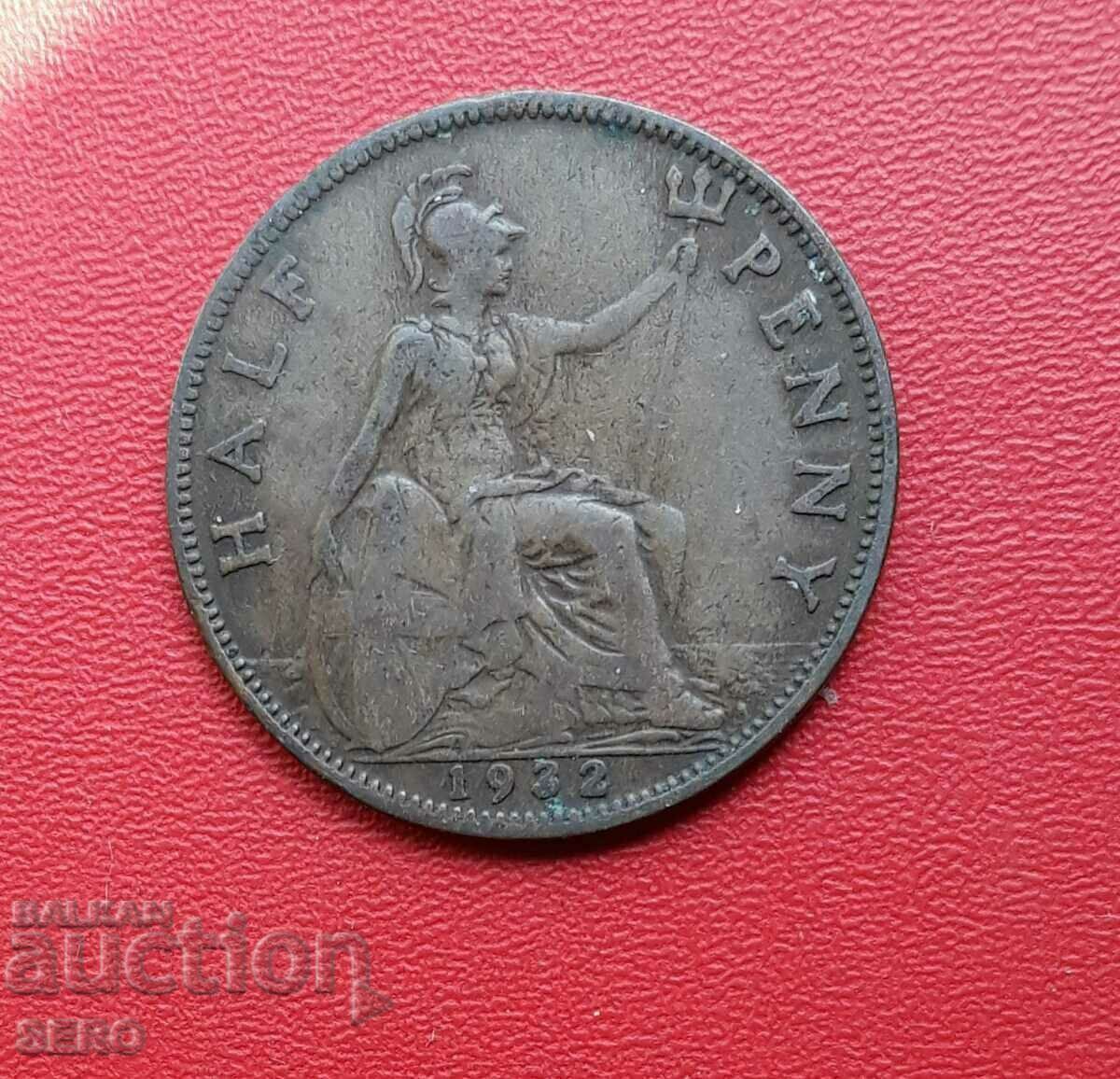 Marea Britanie - 1/2 penny 1932