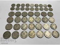 Παρτίδα 46 τεμ. Αυτοκρατορικά νομίσματα 20 και 50 BGN 1940 και 1943