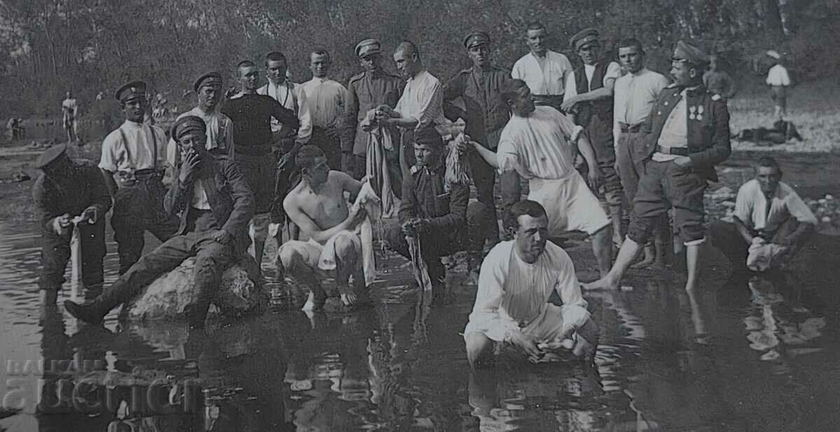 Auction  LAUNDRY WWI MILITARY PHOTO KINGDOM OF BULGARIA