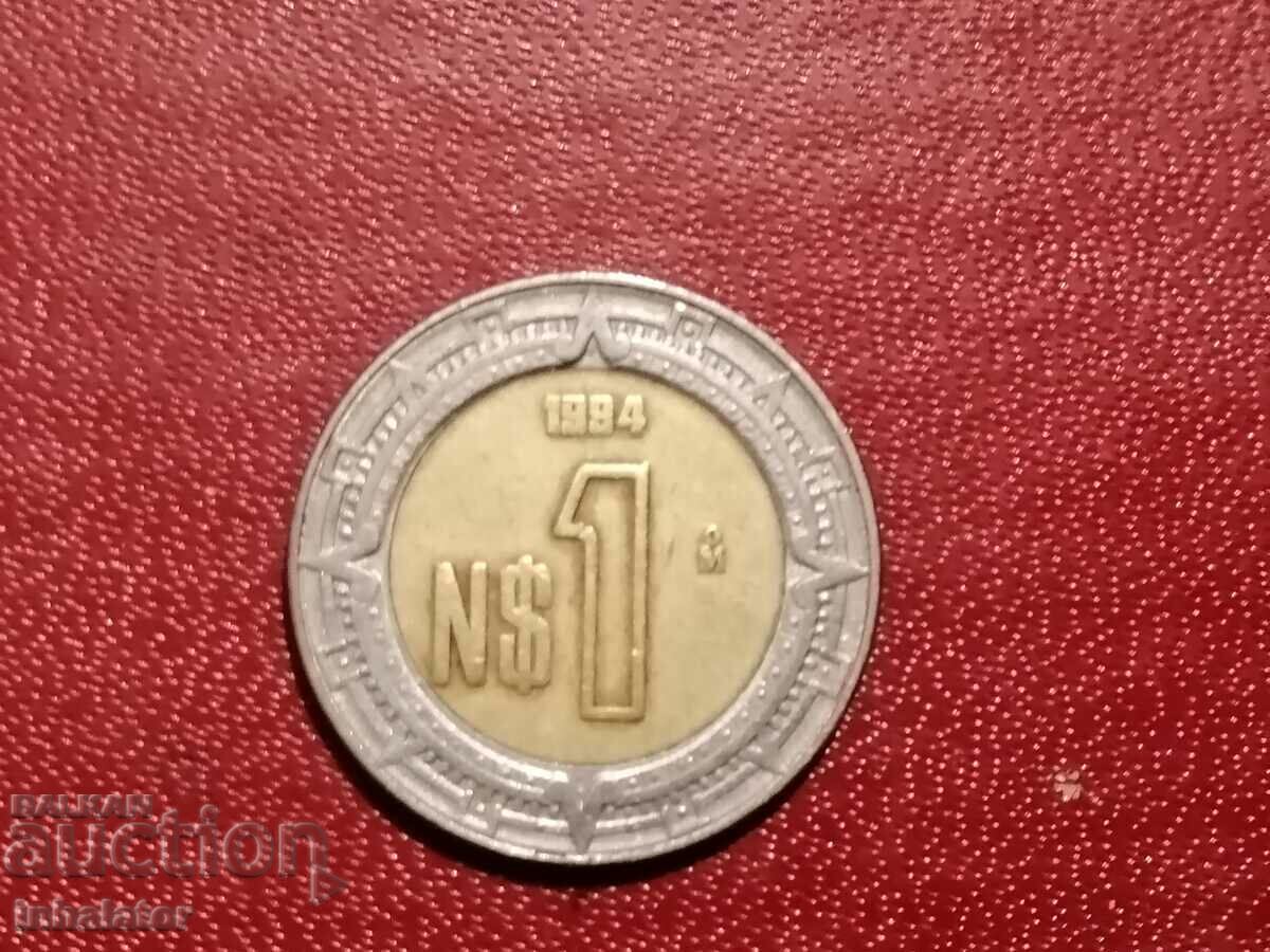 1 πέσο 1994 Μεξικό