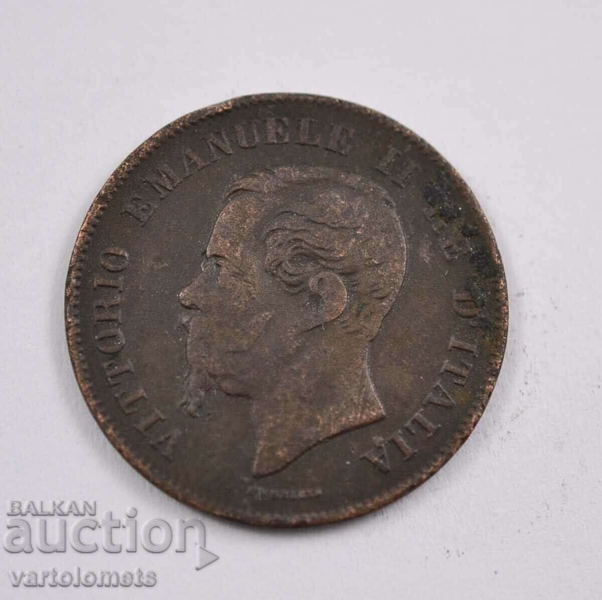 5 centesimi, 1867 - Italy › King Vittorio Emanuele II with price 10.00 BGN | € 5.11