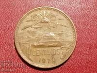20 centavos 1970 Mexico