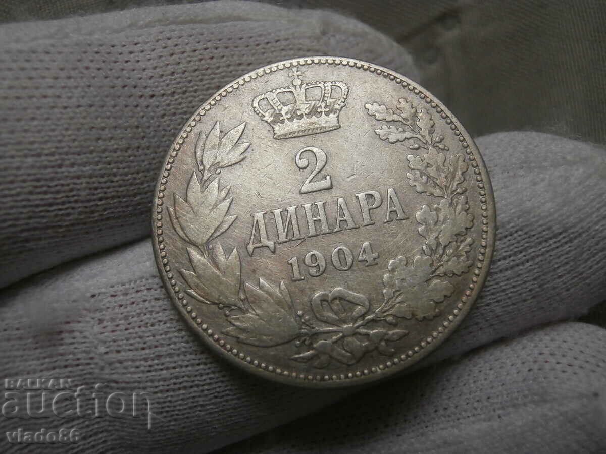2 dinari 1904