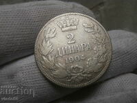 2 dinars 1904