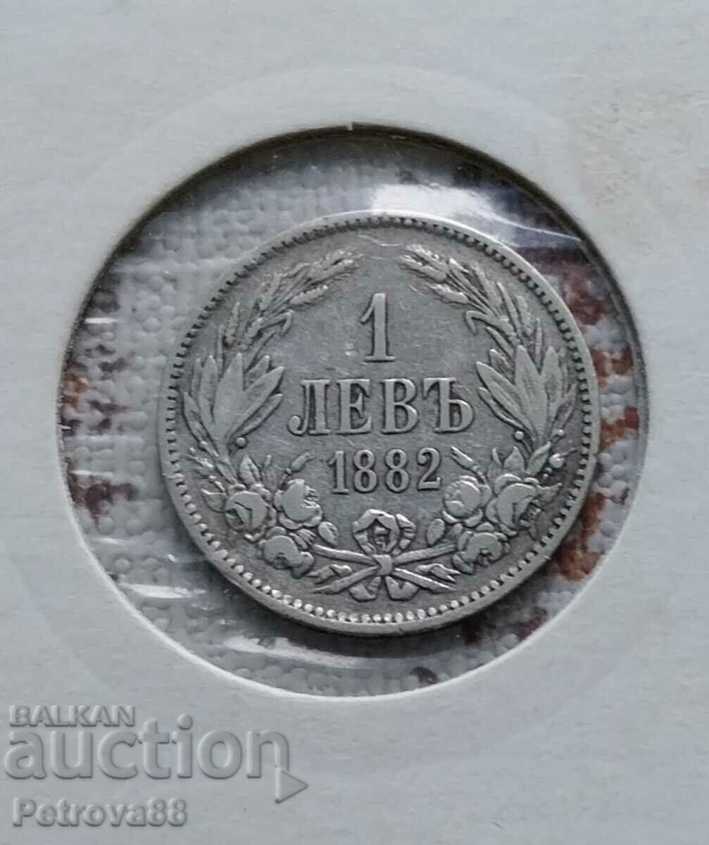 1 lev from 1882