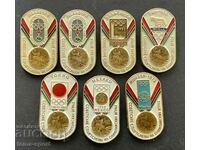 464 USSR series of 7 Olympic signs Summer Olympics