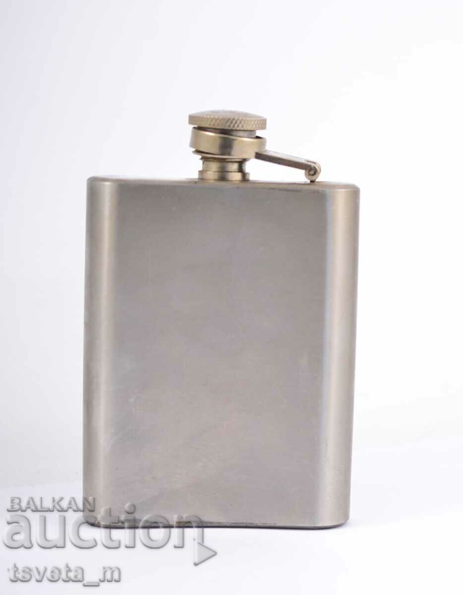 Metal alcohol bottle 4oz / 120 ml with price 5.00 BGN | € 2.56 Metal alcohol bottle 4oz / 120 ml with price 5.00 BGN | € 2.56