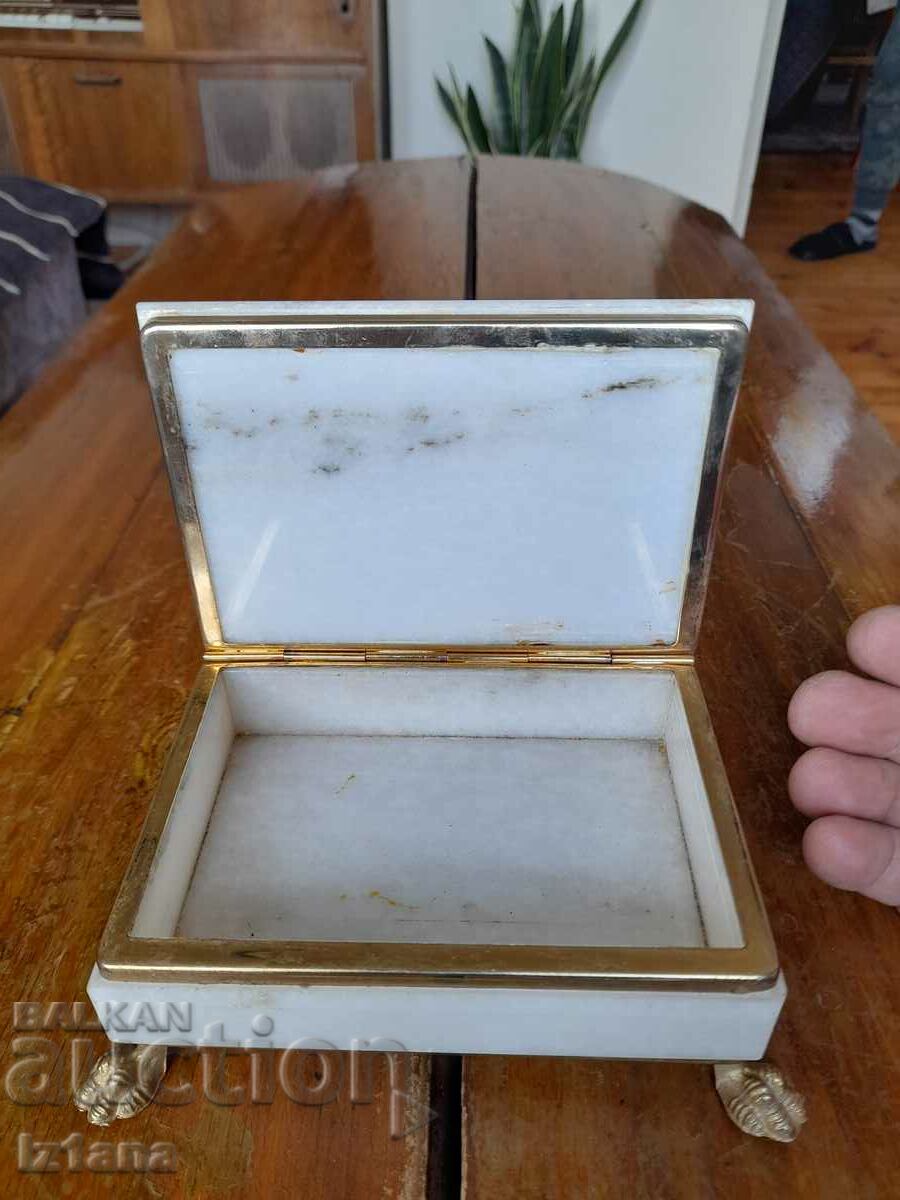 Old marble jewelry box - 5 Old marble jewelry box - 5