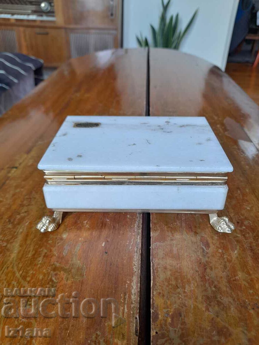 Old marble jewelry box - 6 Old marble jewelry box - 6