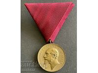 5649 Χάλκινο μετάλλιο του Βασιλείου της Βουλγαρίας για την αξία του βασιλιά Φερδινάνδου