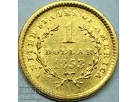 1 1853 USD Liberty Gold - RAR