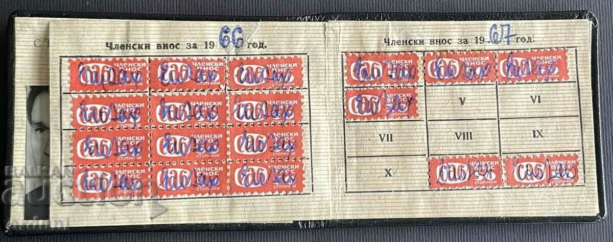 4248 Bulgaria Union of Architects in Bulgaria tax stamps