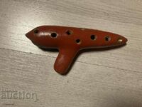 Παλιά κεραμική σφυρίχτρα ocarina master