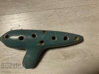 Παλιά κεραμική σφυρίχτρα ocarina master