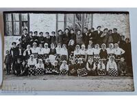 WEAR COSTUME STUDENTS CLASS PHOTO KINGDOM OF BULGARIA