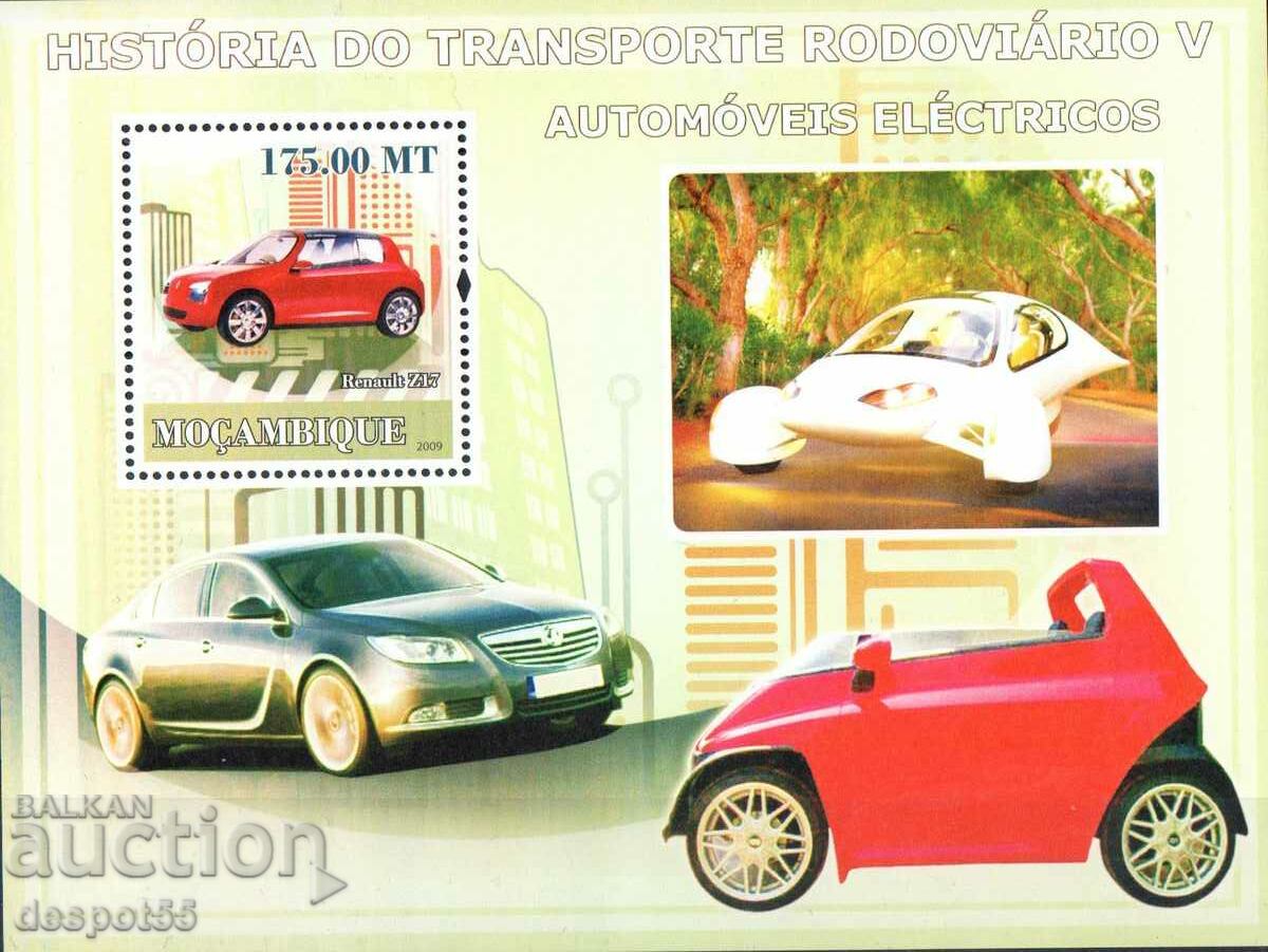 2009. Mozambique. Electric cars. Block.