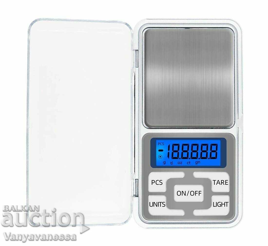 Jewelry scale, electronic, LCD display, luminous, 200g