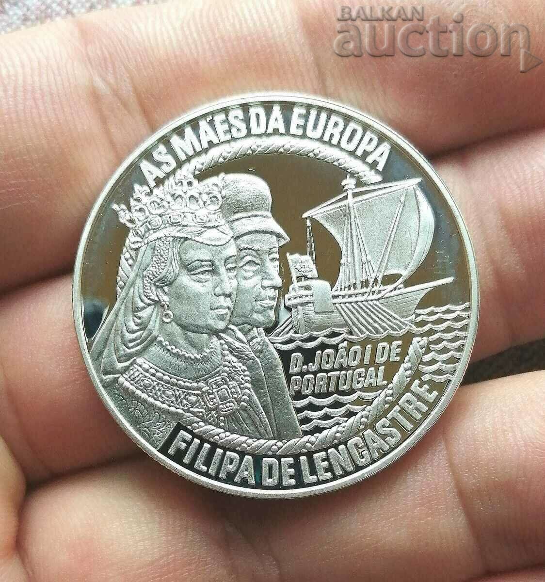 Португалия 50 евро, 1996 г. As Maes'da Europa.