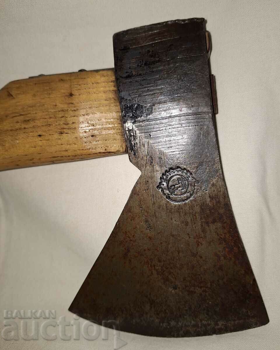 Old branded German ax tool