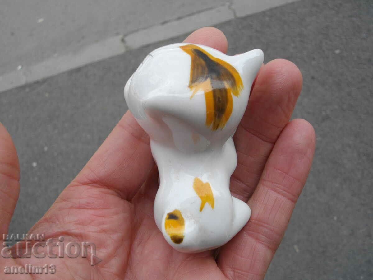OLD PORCELAIN KITTEN - 5