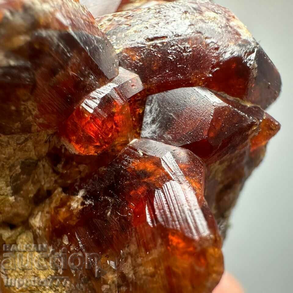 343 grams of natural garnet on a unique matrix with price 455.00 BGN | € 232.64 343 grams of natural garnet on a unique matrix with price 455.00 BGN | € 232.64