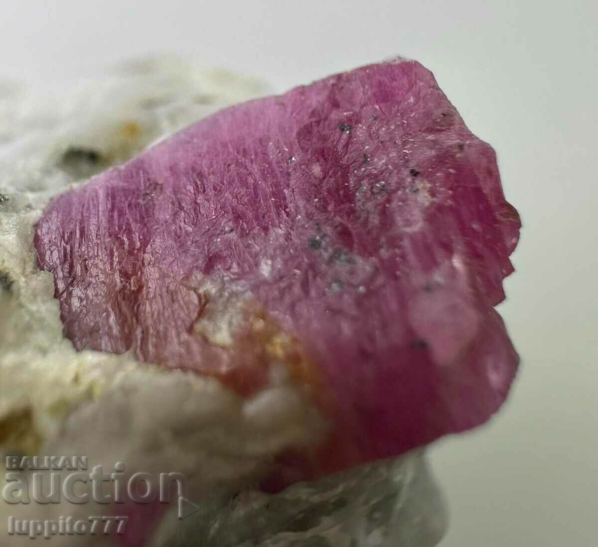 42 grams of natural ruby corundum on a unique matrix