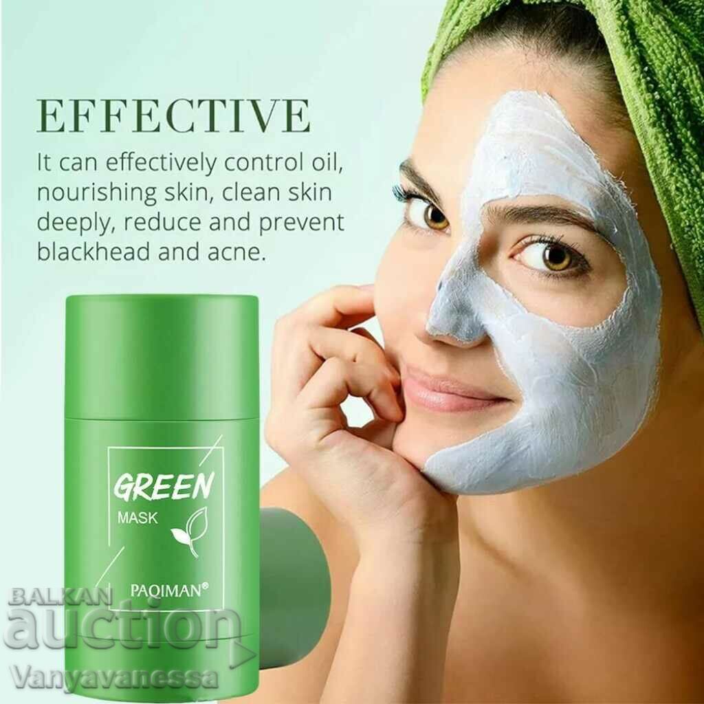 Delivery of Face cleansing mask with green tea in the form of a stick Delivery of Face cleansing mask with green tea in the form of a stick