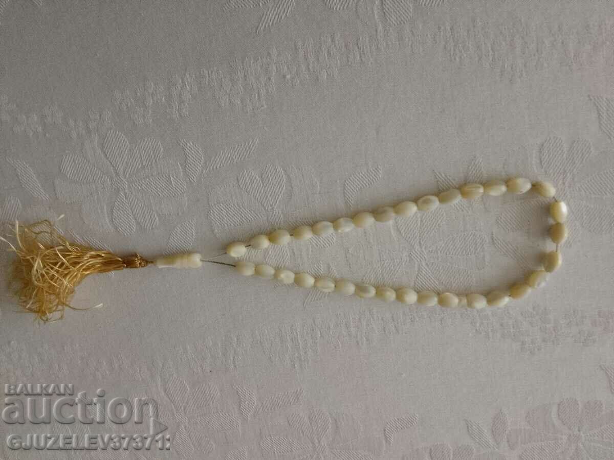 Authentic Old Mother of Pearl Rosary with price 299.00 BGN | € 152.88