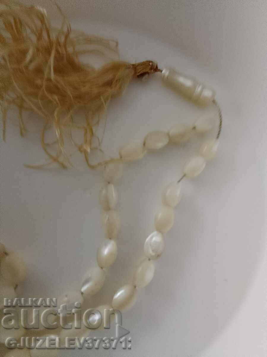 Authentic Old Mother of Pearl Rosary - 6