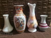 Porcelain vases. Lot