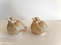 Very Beautiful Silver Plated Saltpeter Chickens
