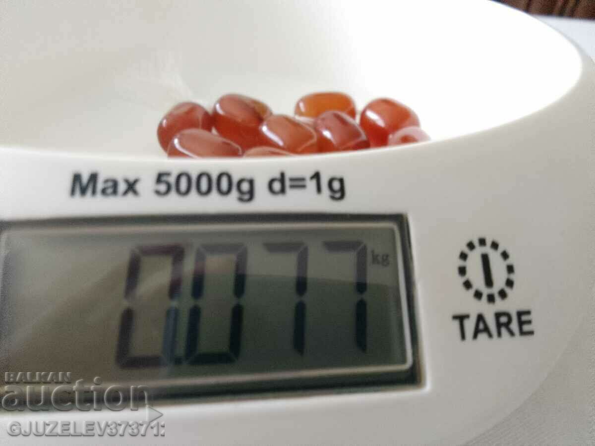 Броеница от етествен карнеол 77 грам с цена 229.00 лв. | € 117.09 Броеница от етествен карнеол 77 грам с цена 229.00 лв. | € 117.09